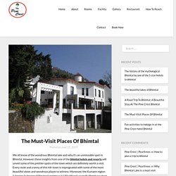 Must-visit places Bhimtal by Bhimtal hotels and resorts
