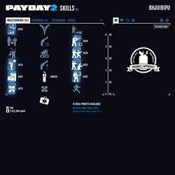 Payday 2 Skills