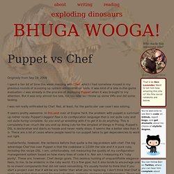 Puppet vs Chef