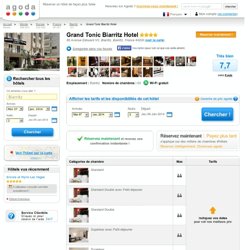 Grand Tonic Biarritz Hotel Biarritz - Bonnes affaires de dernière minute pour le Grand Tonic Biarritz Hotel
