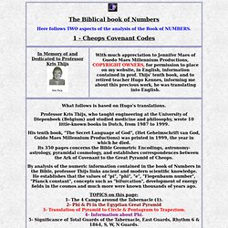Bible code in the book of Numbers