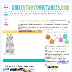 Bible Verse Printables for Kids