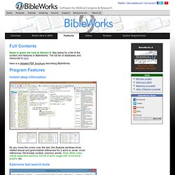 BibleWorks - Software for Biblical Exegesis, Research, and Bible Study