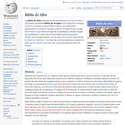 Biblia de Alba