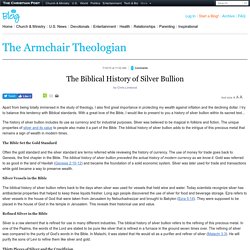 The Biblical History of Silver Bullion