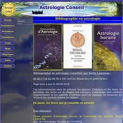 Bibliographie en astrologie