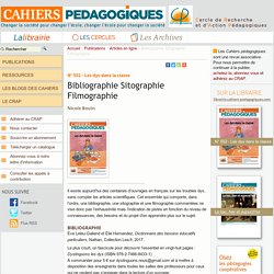 Bibliographie Sitographie Filmographie