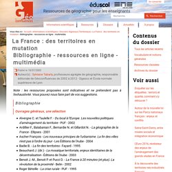Bibliographie - ressources en ligne - multimédia