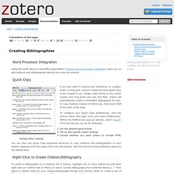 creating_bibliographies [Zotero Documentation]