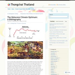The Holocene Climate Optimum: A Bibliography