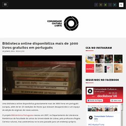 Biblioteca online disponibiliza mais de 3000 livros gratuitos em português – Comunidade Cultura e Arte