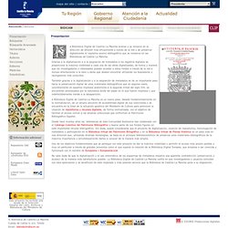 Biblioteca Digital de Castilla La Mancha > Presentación