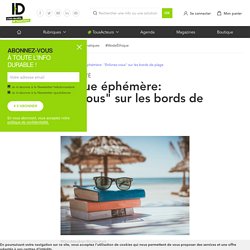 Bibliothèque éphémère : "Enlivrez-vous" sur les bords de plage