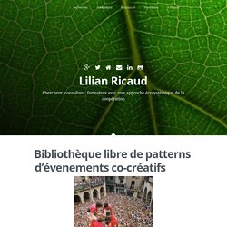 Bibliothèque libre de patterns d’évenements co-créatifs