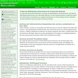 Logiciel de bibliothèque numérique Greenstone