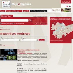 Bibliothèque numérique - Grand Angoulême