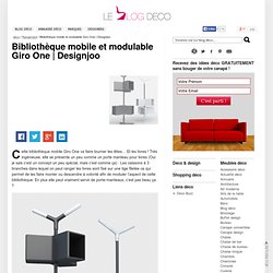 Bibliothèque mobile et modulable Giro One