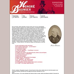 Exposition Honoré Daumier : "Le crayon et la griffe"- Biographie