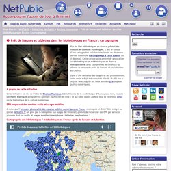 Prêt de liseuses et tablettes dans les bibliothèques en France : cartographie