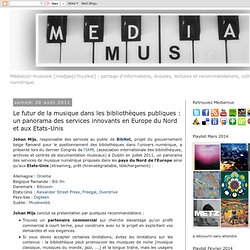 Musique et médiathèque - propositions - existant