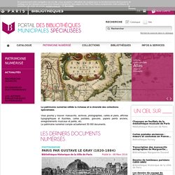 Accueil - Bibliothèques spécialisées