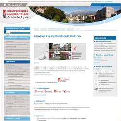 Bibliothèques de l'UJF et Grenoble INP