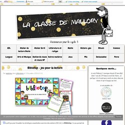 Bibliotop - jeu pour la lecture