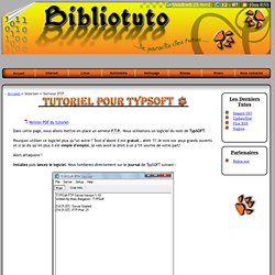 Bibliotuto - Tuto pour TypSOFT (Serveur FTP)