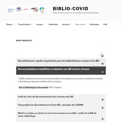 Bibs rurales : quelle organisation – Biblio-Covid