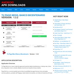 Tu Pago Movil Banco Bicentenario 1.3.2 Free for Android - APK Download