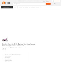 ➢ Compra Bicicleta Dama Rin 24 18 Cambios Tipo Moto- Rosado online