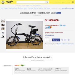 Bicicleta Electrica Plegable Alien Bike - $ 1.600.000 en MercadoLibre