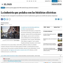 La industria que pedalea con las bicicletas eléctricas