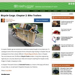 Bicycle Cargo. Chapter 2: Bike Trailers