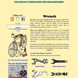 Bicycle Bike Repair Maintenance Mechanics and Tools by Jim Langley