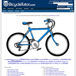 Bicycle Repair Guide - Bicycle Tutor