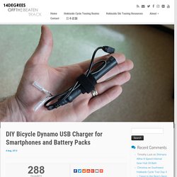 DIY Bicycle Dynamo USB Charger for Smartphones and Battery Packs – Rob Thomson's Adventures