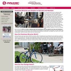 Dynamic Bicycles - Chainless Technology