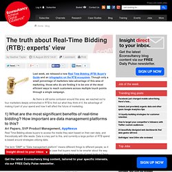The truth about Real-Time Bidding (RTB): experts' view