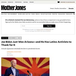 11/4/20: Biden Just Won Arizona—Thanks to Latinx Activists