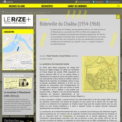 Bidonville du Chaâba (1954-1968) - Le Rize+