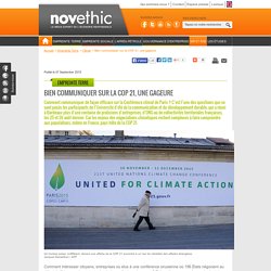 Bien communiquer sur la COP 21, une gageure