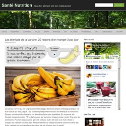 Les bienfaits de la banane: 20 raisons d'en manger 3 par jour