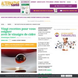 bienfaits du vinaigre de cidre