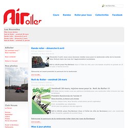 Bienvenue sur le site de l'association AIR Roller