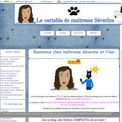 Bienvenue chez maîtresse Séverine et Filou - Le cartable de maîtresse Séverine