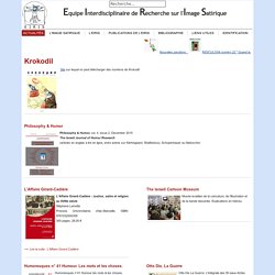 EIRIS : Equipe Interdisciplinaire de Recherche sur l'Image Satirique