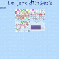 bienvenue sur les jeux d eugénie