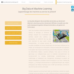 Big data et Machine learning