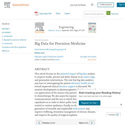 Big Data for Precision Medicine